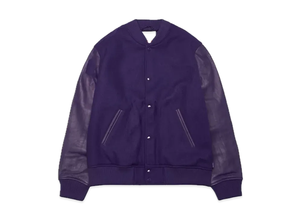Supreme Motion Logo Varsity Jacket "Purple"