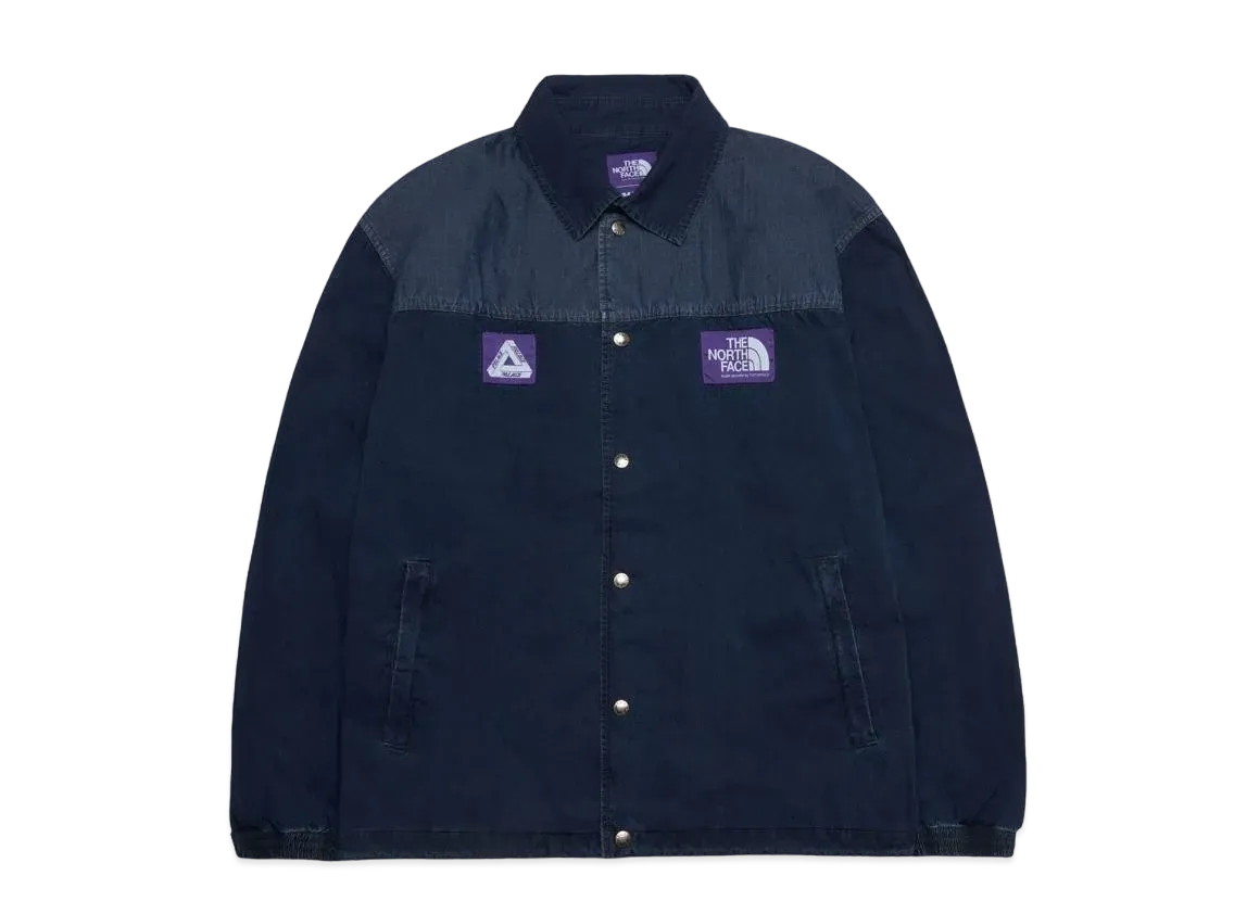 PALACE THE NORTH FACE PURPLE LABEL Indigo Ripstop Coach Jacket "Indigo"