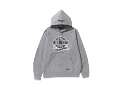 A BATHING APE x NEIGHBORHOOD Relaxed Fit Pullover Hoodie "Gray"