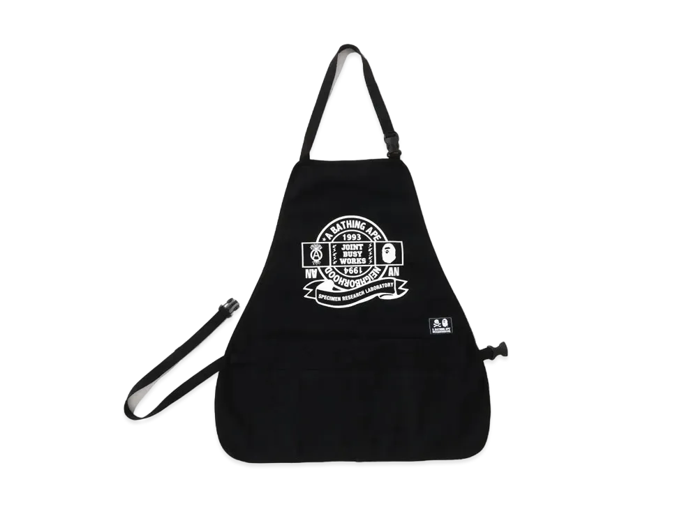 A BATHING APE x NEIGHBORHOOD Apron "Black"