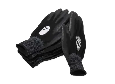 A BATHING APE x NEIGHBORHOOD Glove Set "Black"