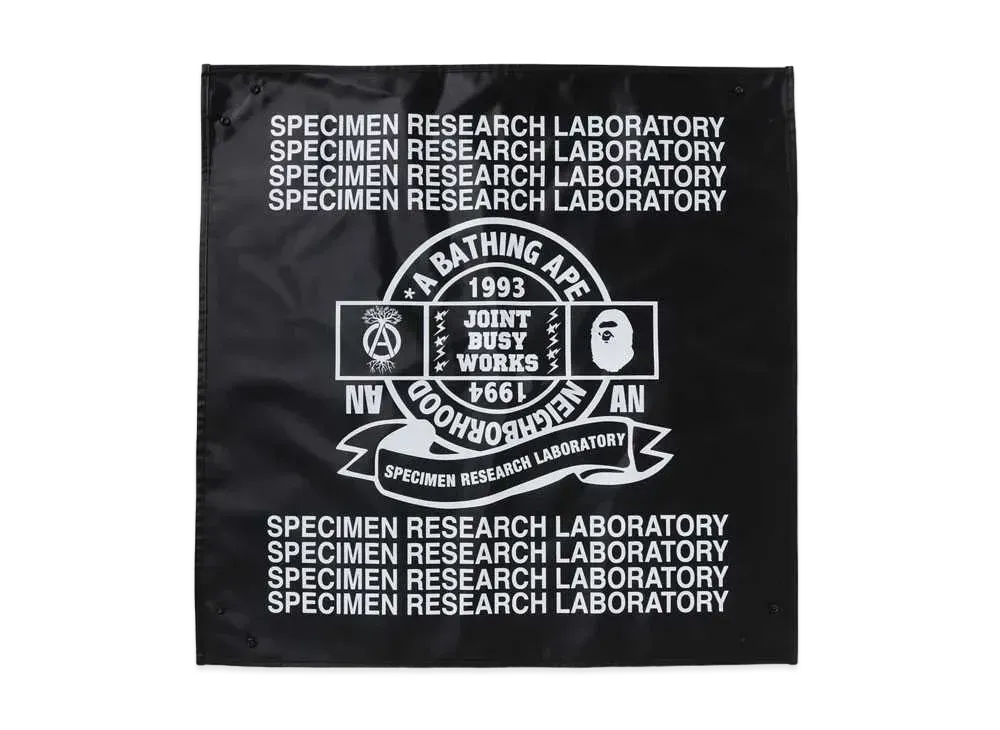 A BATHING APE x NEIGHBORHOOD Plant Sheet "Black"