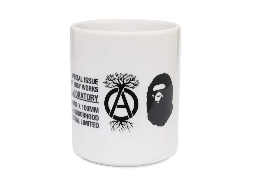 A BATHING APE x NEIGHBORHOOD Plant Pot "White"