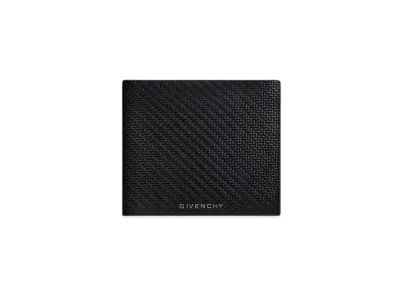GIVENCHY Wallet In Braided-Effect Leather "Black"