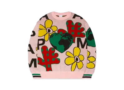 P.A.M. OFF SET INTARSIA KNITTED JUMPER "MULTI"