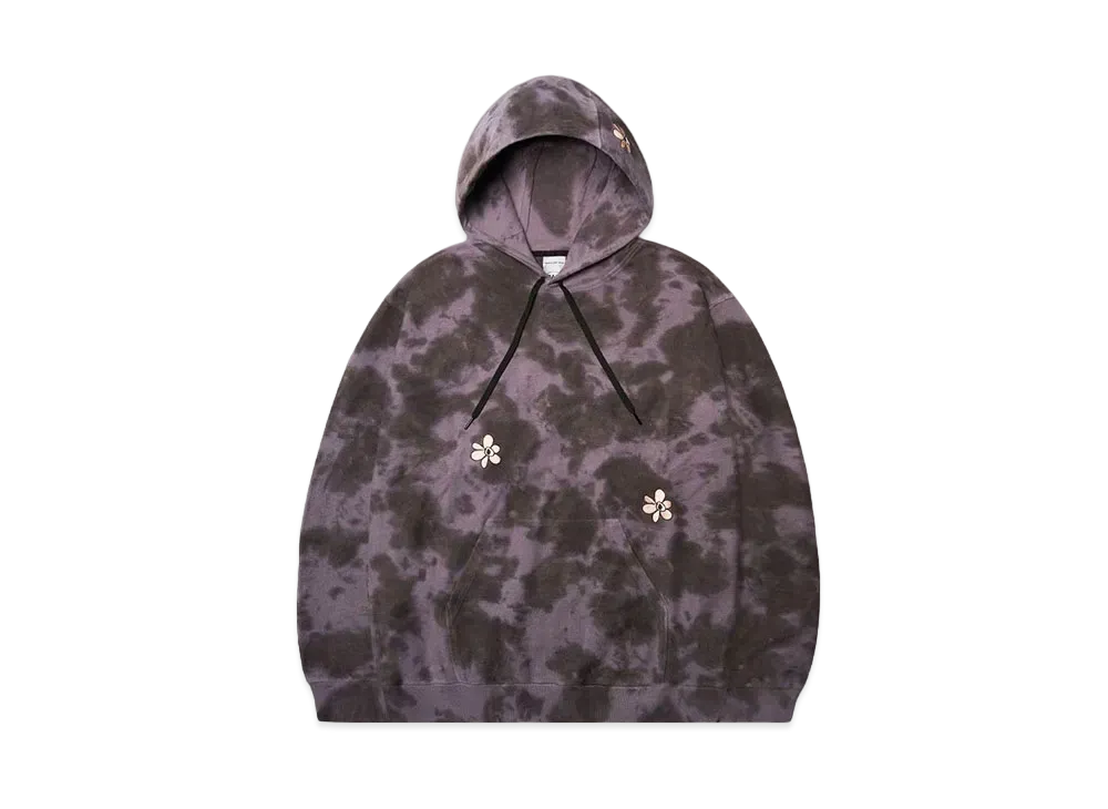 P.A.M. GESTURES MARBLE EFFECT HOODED SWEATSHIRT "MARBLE"