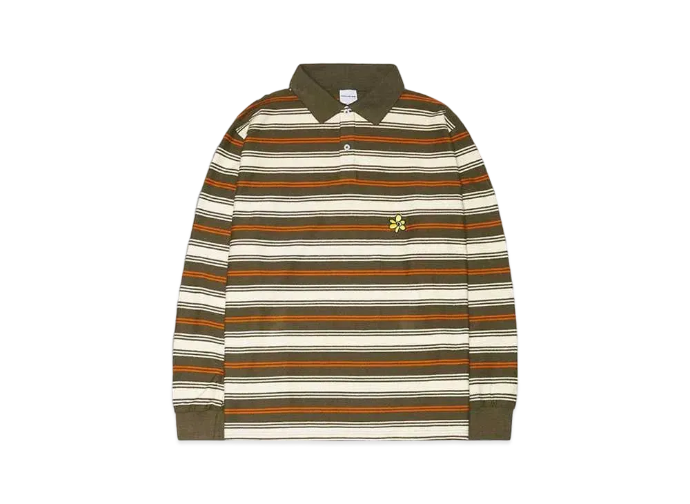 P.A.M. TOWELLING STRIPE LS POLO "SPICE STRIPE"