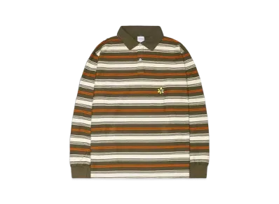 P.A.M. TOWELLING STRIPE LS POLO "SPICE STRIPE"
