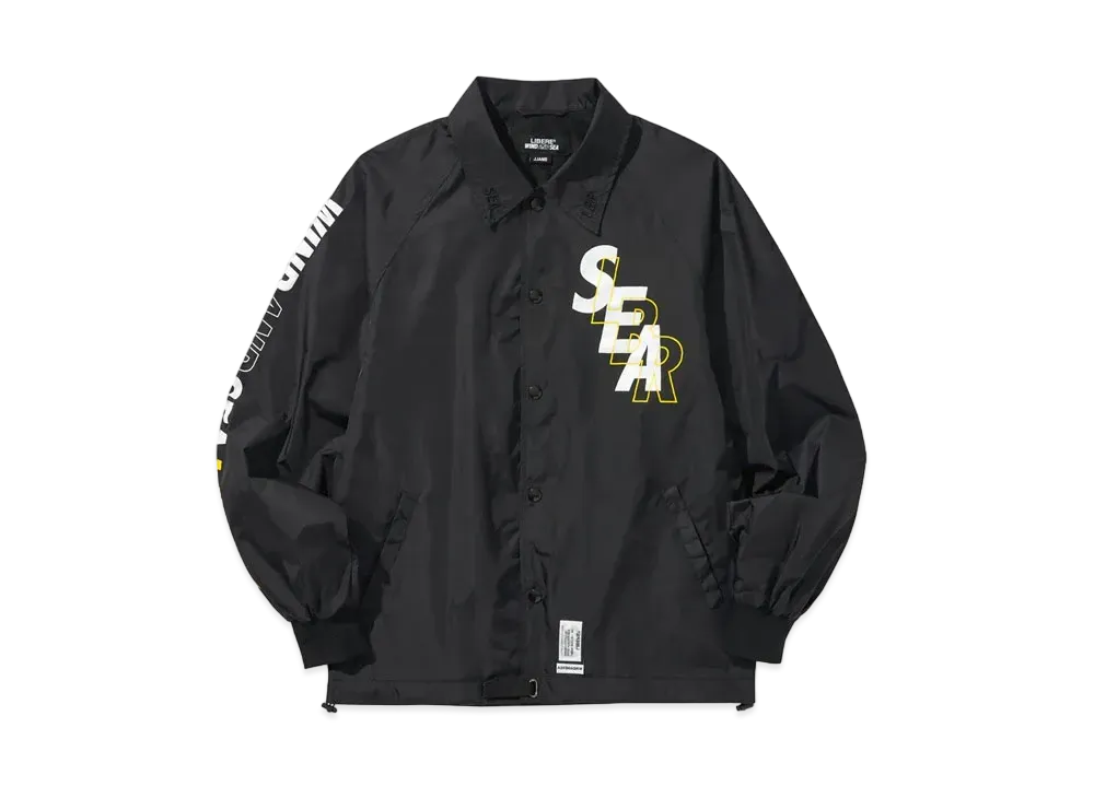 WIND AND SEA x LIBERE Coach Jacket "Black"