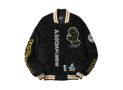 WIND AND SEA x LIBERE Varsity Jacket "Black"