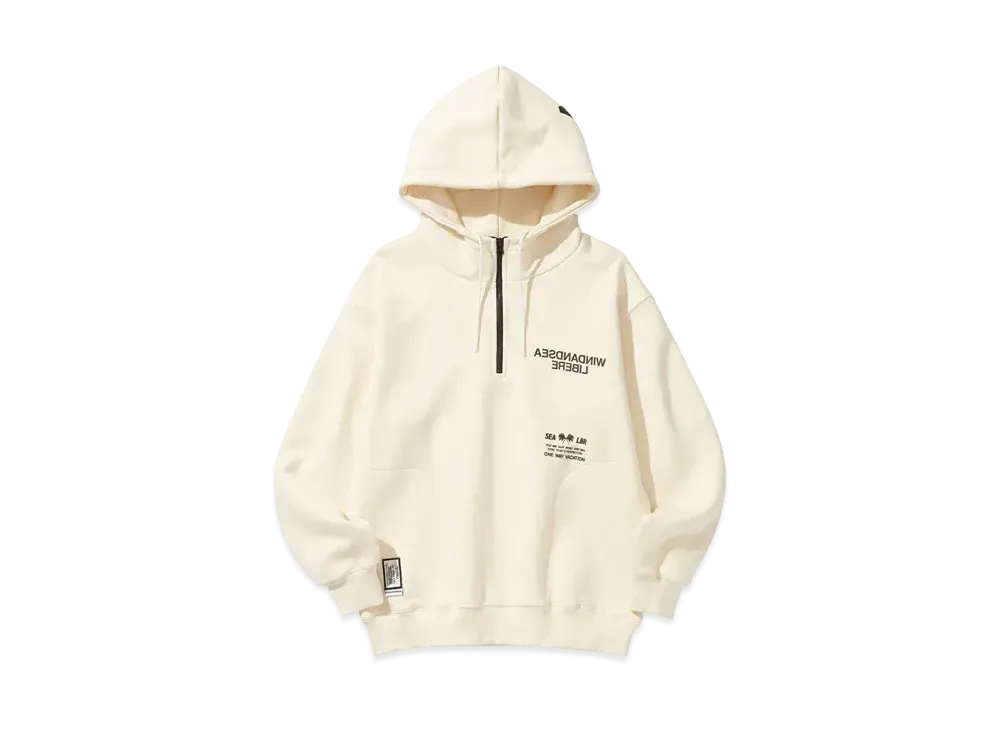 WIND AND SEA × LIBERE （ウィンダンシー×リベーレ）フーディ WIND AND SEA x LIBERE Harf-Zip Hoodie 