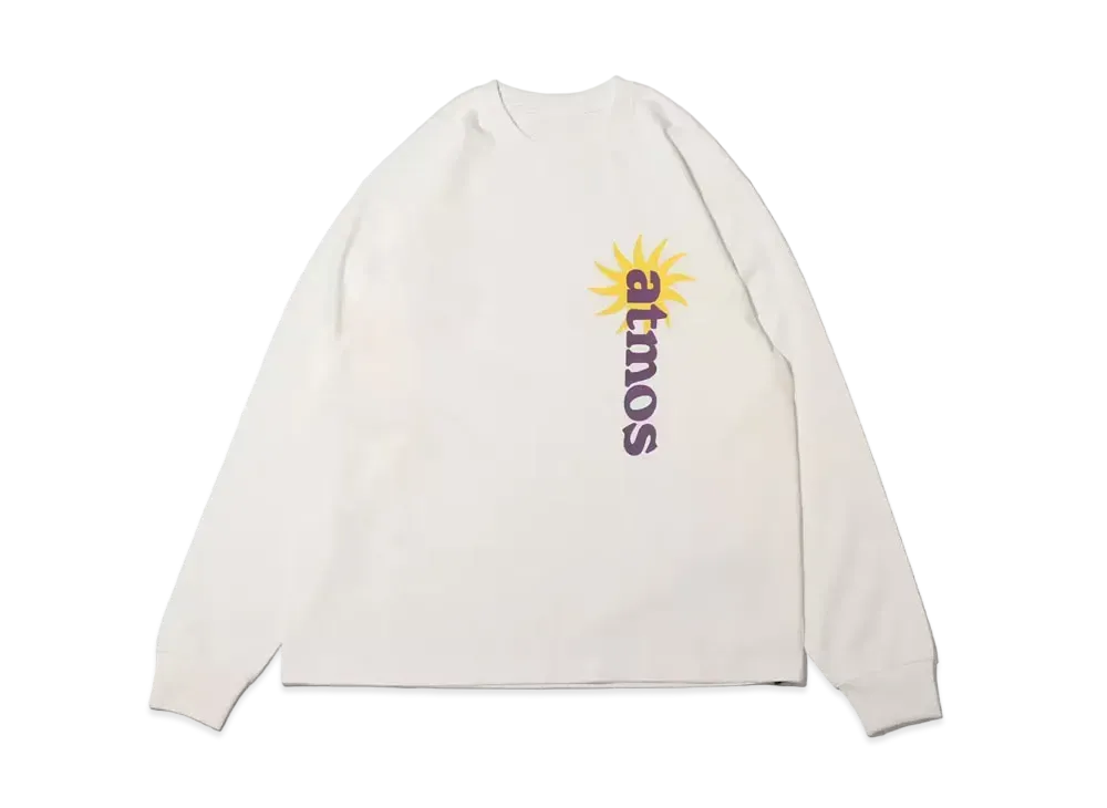 atmos Sun Logo L/S "White"