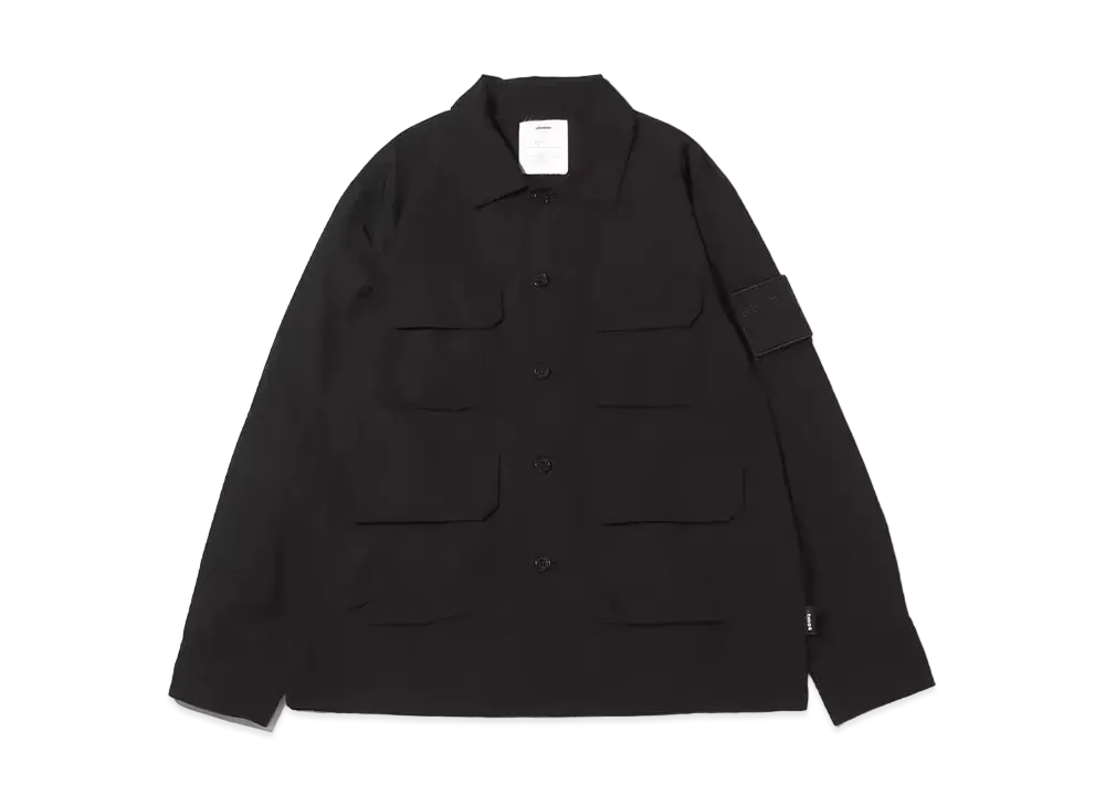 atmos Nylon Field Shirts "Black"