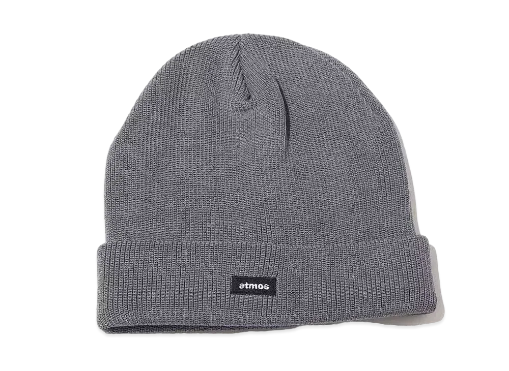 atmos Small Box Logo Knit Cap "Grey"