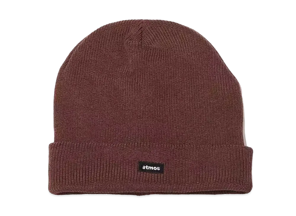 atmos Small Box Logo Knit Cap "Brown"