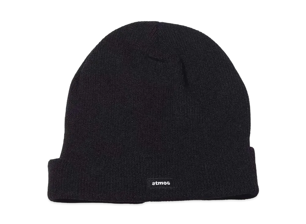 atmos Small Box Logo Knit Cap "Black"