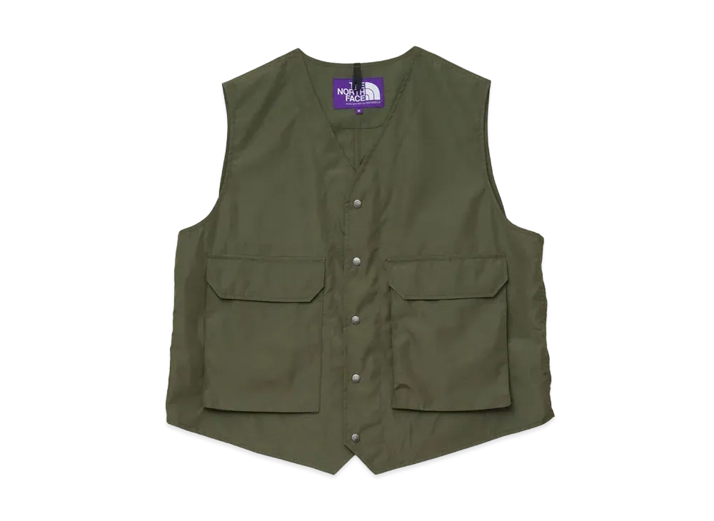 The North Face PURPLE LABEL Polyester Wool Ripstop Trail Vest "Olive"