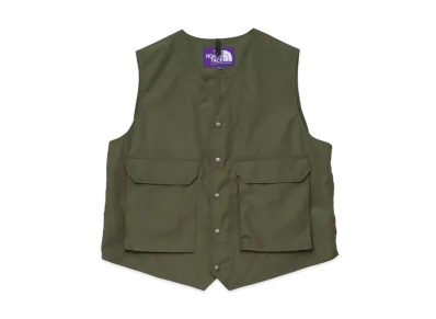 The North Face PURPLE LABEL Polyester Wool Ripstop Trail Vest "Olive"