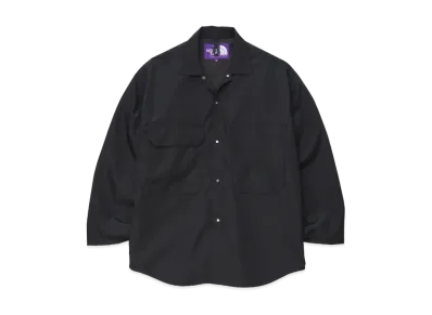 The North Face PURPLE LABEL Polyester Wool Ripstop Trail Shirt "Black"