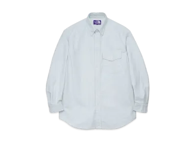 The North Face PURPLE LABEL Cotton Polyester Stripe OX B.D. Shirt "Green"