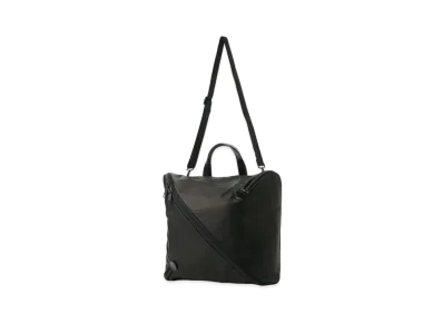 Yohji Yamamoto Garment Leather S Fastener Shoulder Bag "Black"