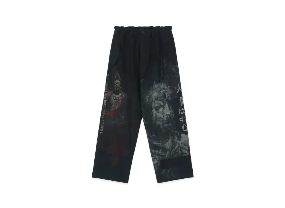 Yohji Yamamoto 020/1+021/1 O-Ningen Ha Chushinni Ichigo Ichie P "Black"