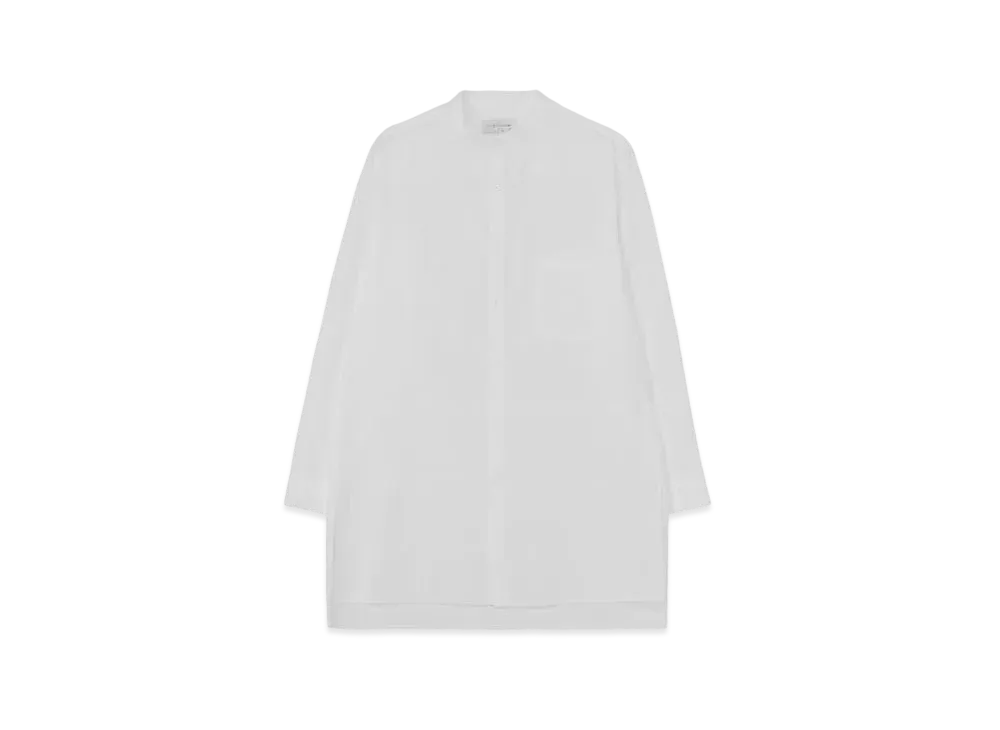 Yohji Yamamoto 100/2 Broad J-Narrow Standing Collar B "White"