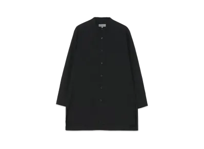 Yohji Yamamoto 100/2 Broad J-Narrow Standing Collar B "Black"
