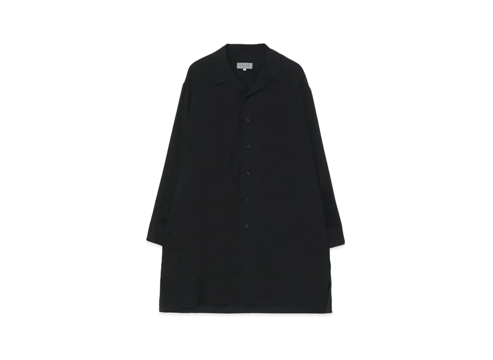 Yohji Yamamoto Cellulose Lawn M-Shirt Coat B "Black"