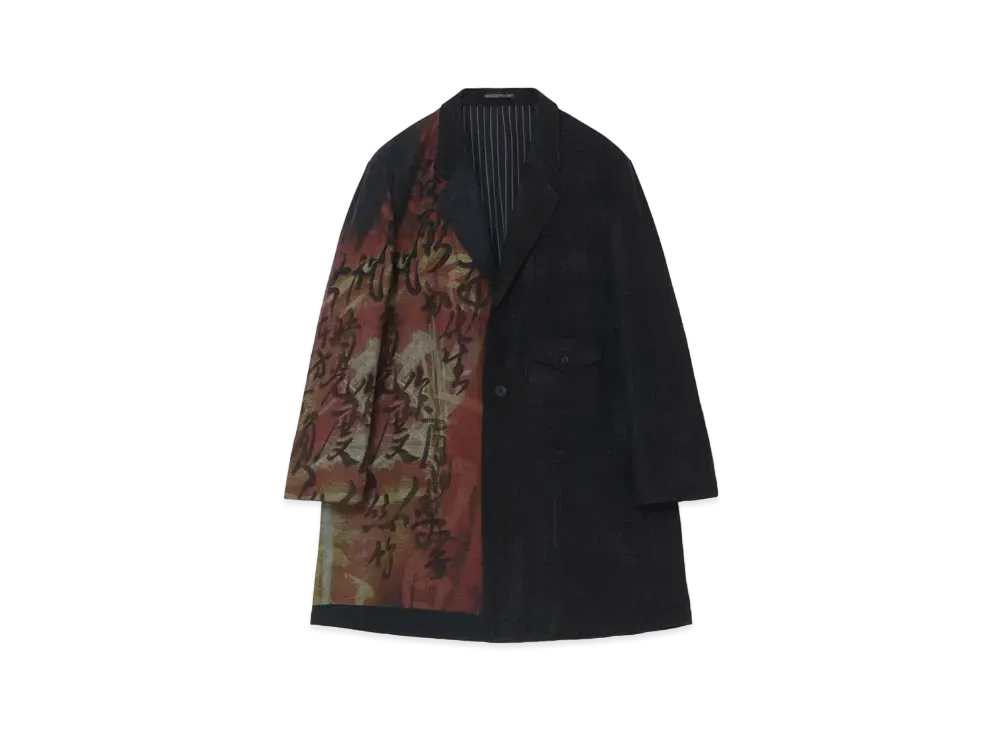 Yohji Yamamoto 029/1+329/1+030/1 N-Denim P + Seperate Fabric Jkt "Black"