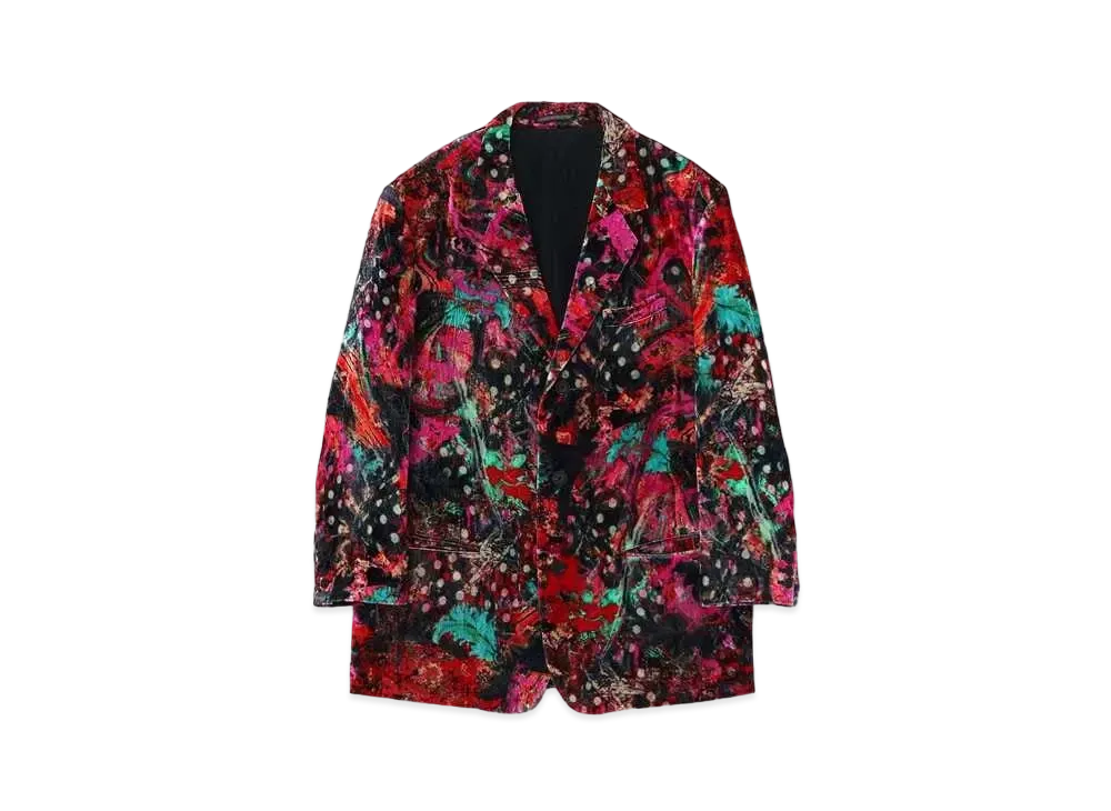 Yohji Yamamoto S Patchwork 999 K-Patch Work Jk "Red"