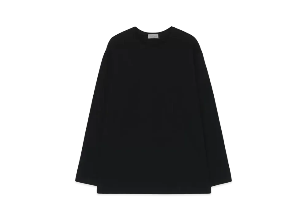 Yohji Yamamoto 30-Altima PS Round Neck Long Sleeve "Black"