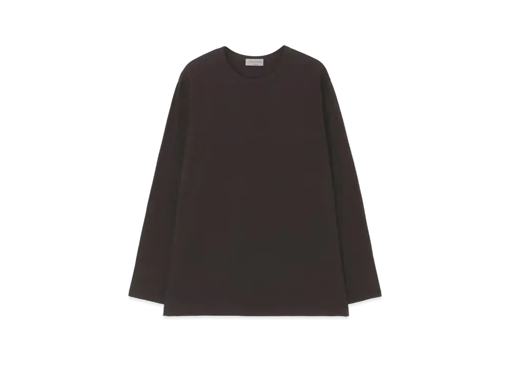 Yohji Yamamoto 30-Altima PS Round Neck Long Sleeve "Charcoal"