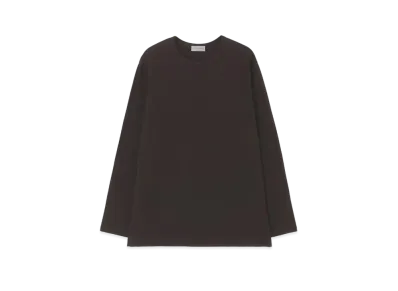 Yohji Yamamoto 30-Altima PS Round Neck Long Sleeve "Charcoal"