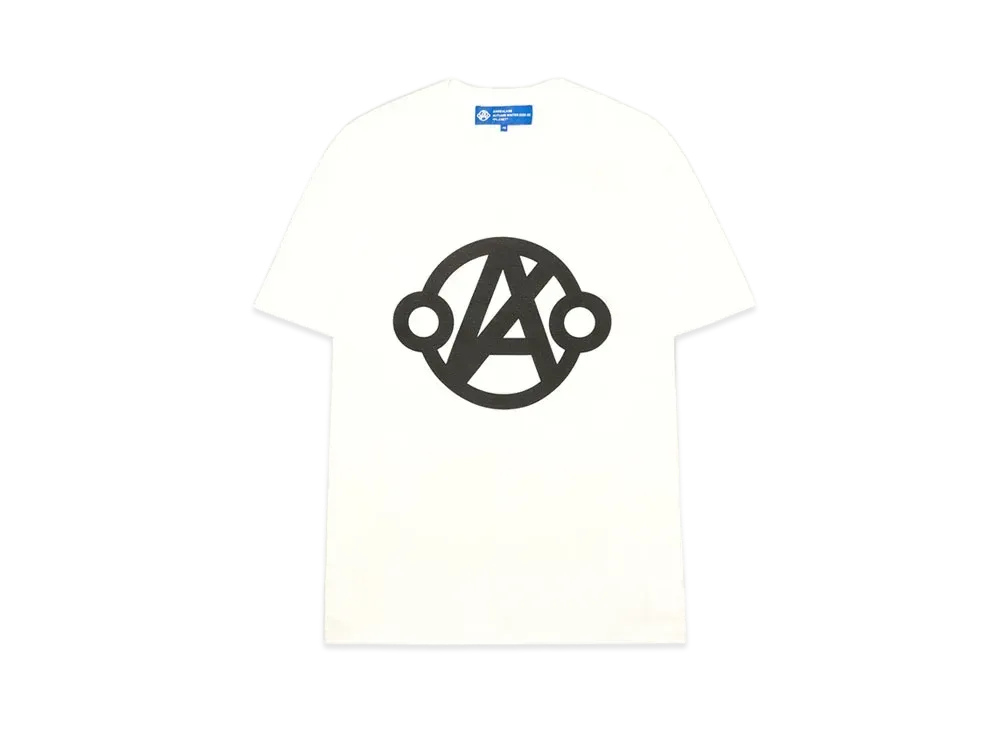ANREALAGE Planet logo graphic T-shirts "WHITE"