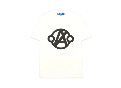 ANREALAGE Planet logo graphic T-shirts "WHITE"