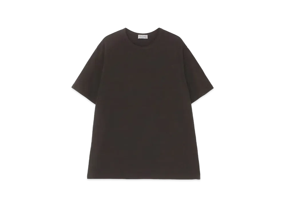 Yohji Yamamoto 30-Altima PS Round Neck Half Sleeve "Charcoal"