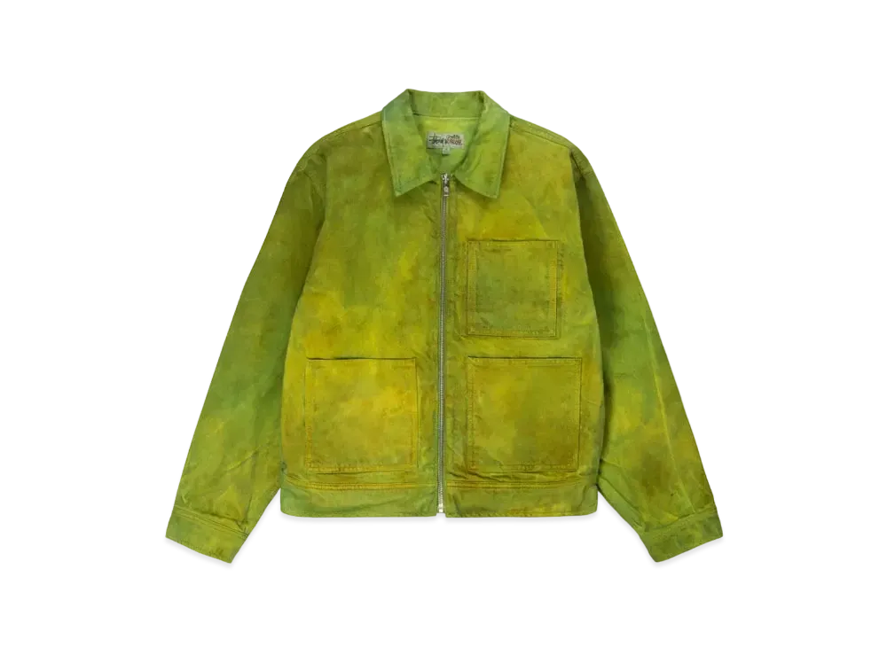 Stussy Wonderland Hand-Dyed Work Jacket "Green"