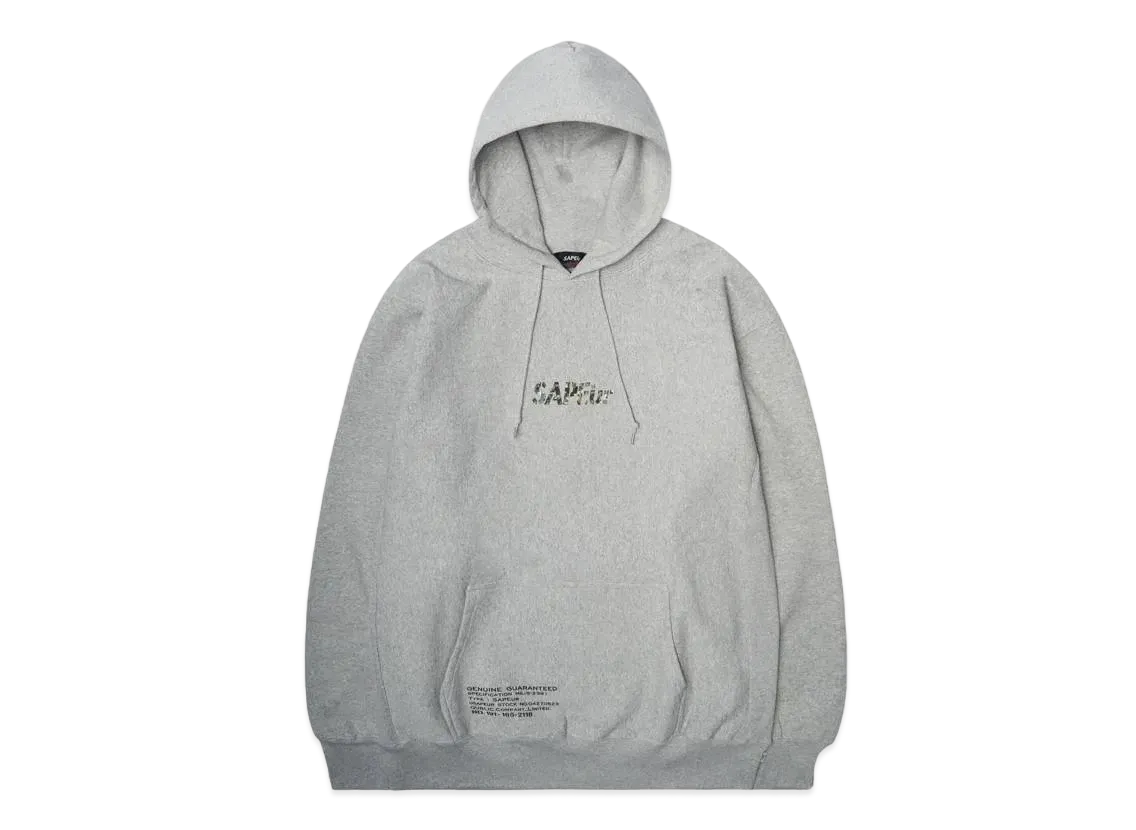 SAPEur KID'S REALTREEHEAD HOODIE "Gray"