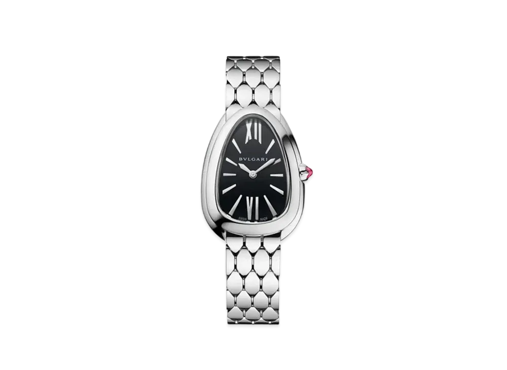 BVLGARI Serpenti Seduttori Watch "Silver/Black"