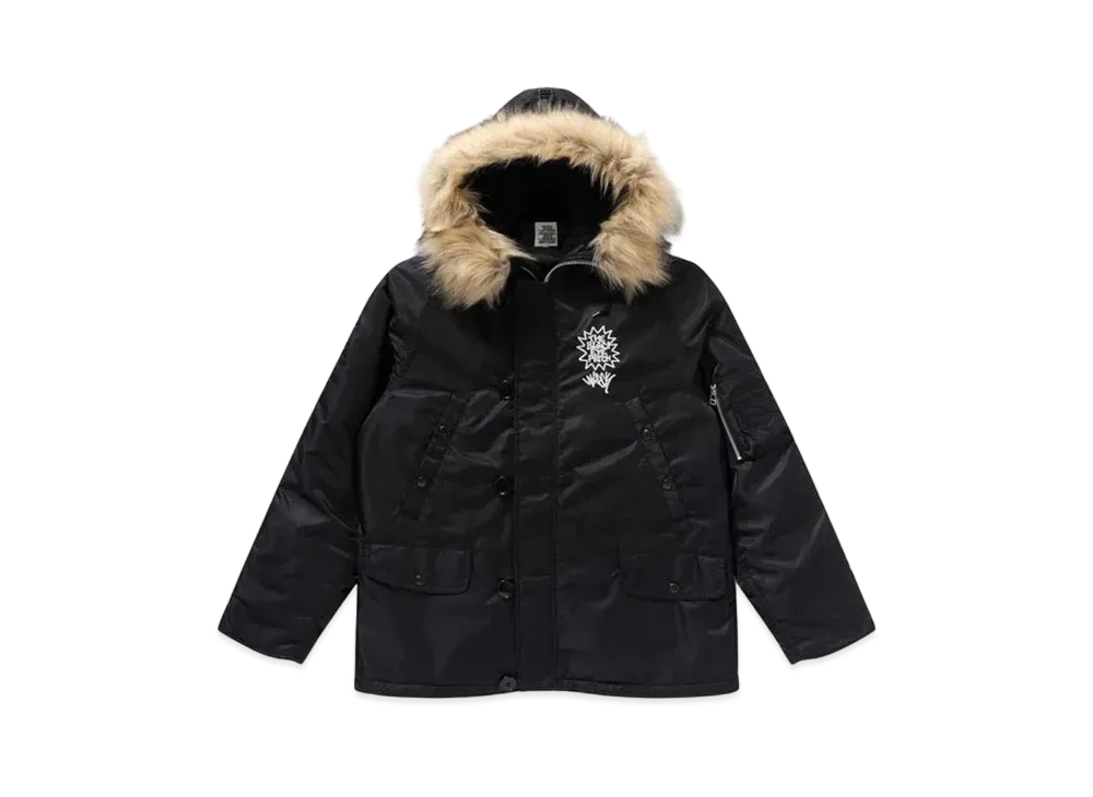 Black Eye Patch Wreck N-3B Jacket "Black"