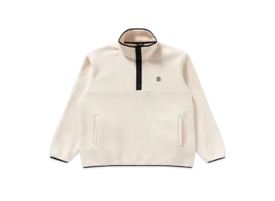 Black Eye Patch OG Label Fleece Pullover "White"