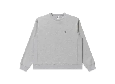 Black Eye Patch Small OG Label Crewsweat "Heather Gray"