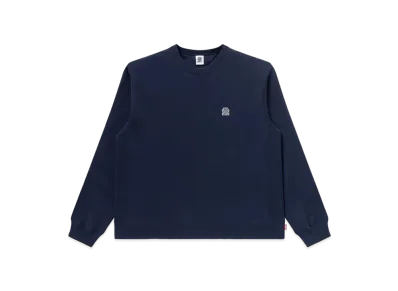 Black Eye Patch Small OG Label Crewsweat "Navy"