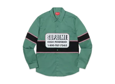 Supreme High Powered Work Shirt "Light Green"