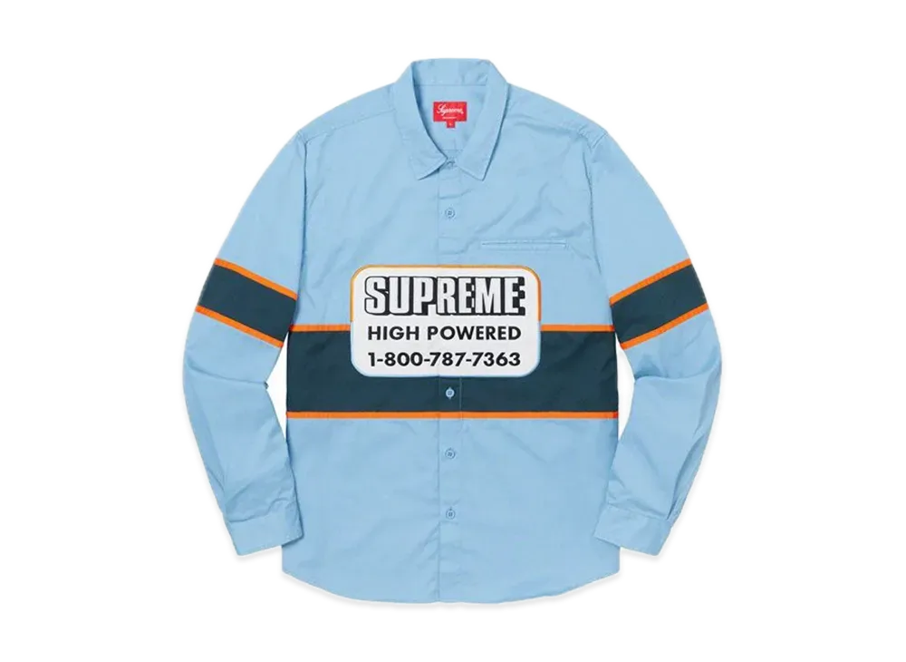 Supreme High Powered Work Shirt "Light Blue"