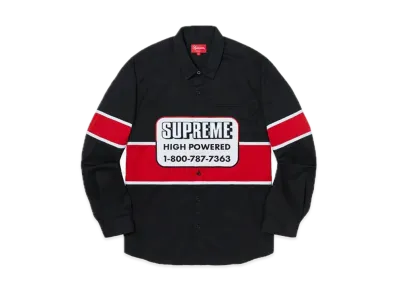 Supreme High Powered Work Shirt "Black"