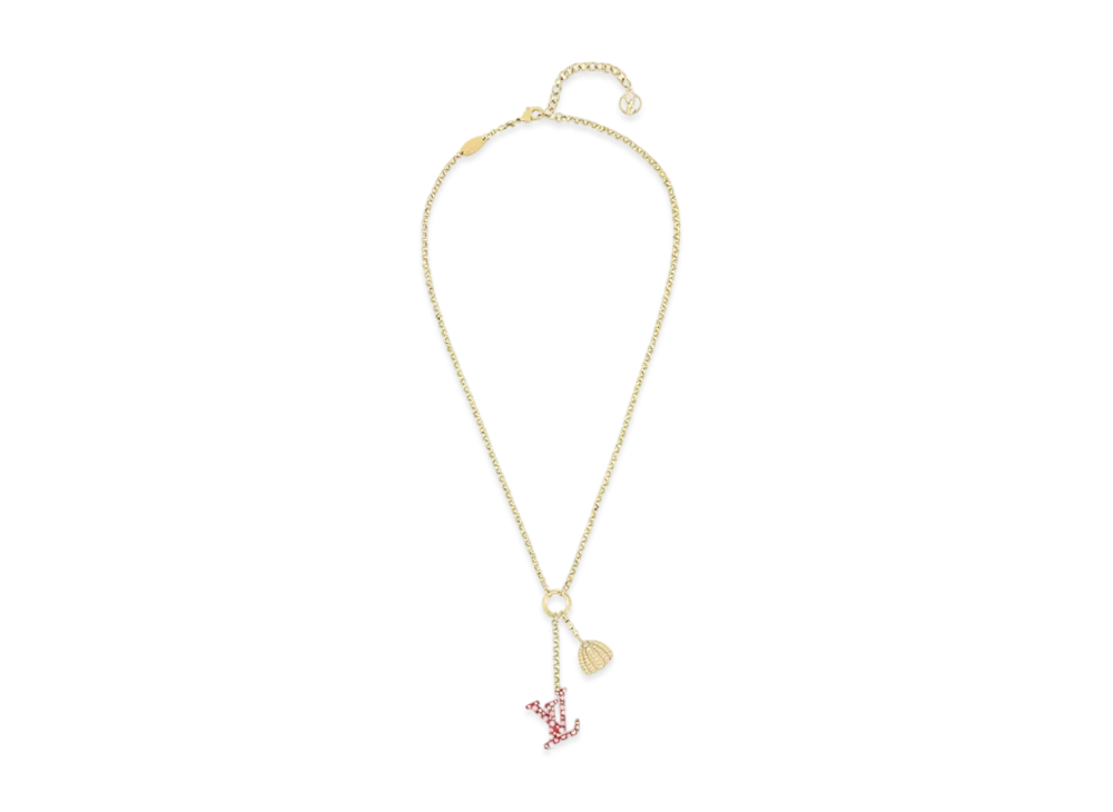 Louis Vuitton x Yayoi Kusama LV Iconic Infinity Dots Necklace "Rouge/Blanc"