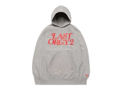 HUMAN MADE x UNDER COVER LAST ORGY 2 GDC PIZZA HOODIE "Grey/Red"