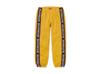 Supreme Text Rib Sweatpant "Mustard"